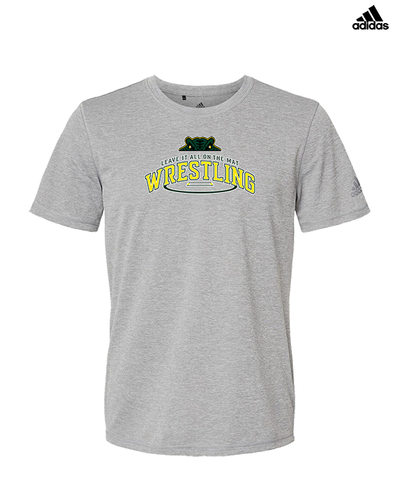 Crystal Lake South HS Wrestling Leave It - Mens Adidas Performance Shirt