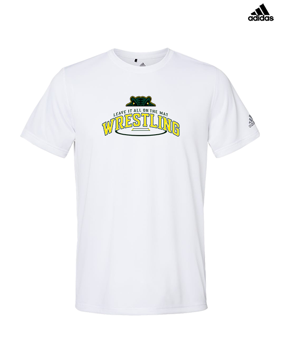 Crystal Lake South HS Wrestling Leave It - Mens Adidas Performance Shirt