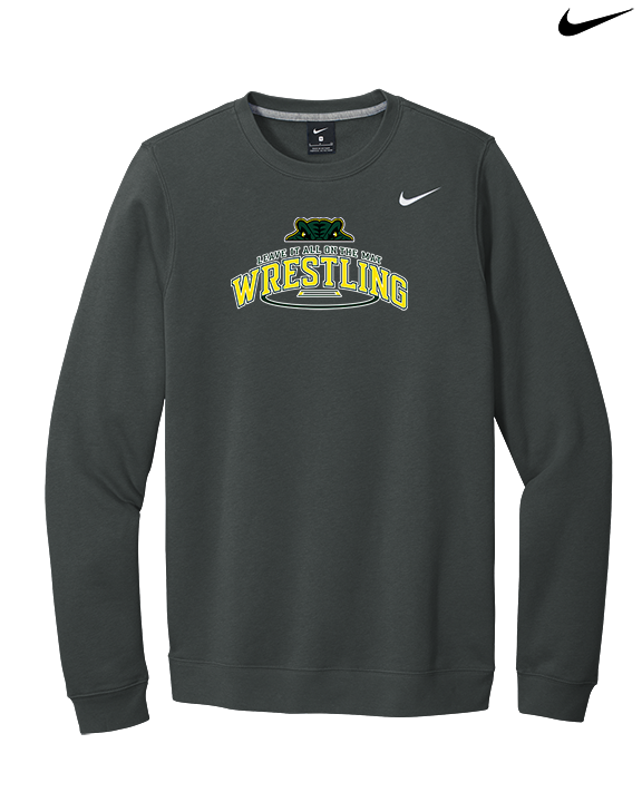 Crystal Lake South HS Wrestling Leave It - Mens Nike Crewneck