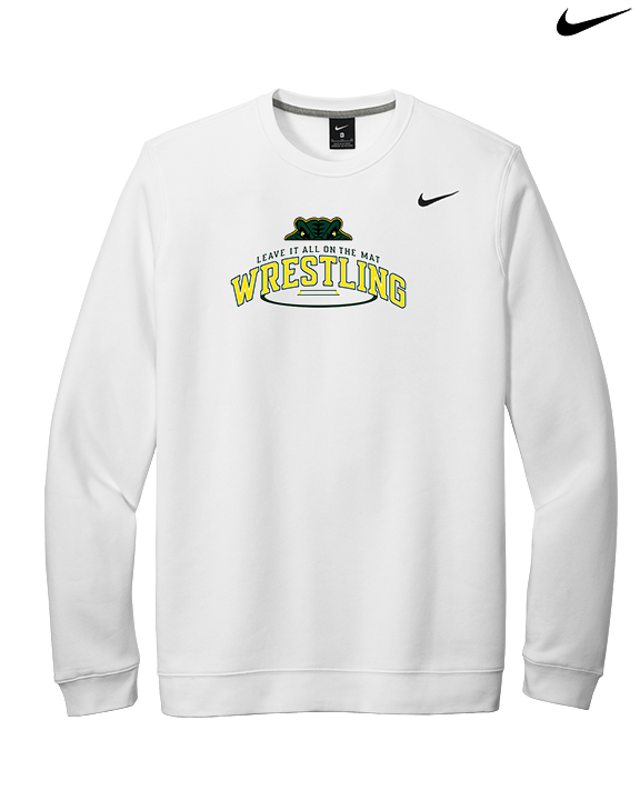 Crystal Lake South HS Wrestling Leave It - Mens Nike Crewneck