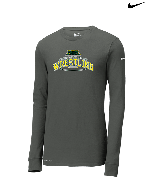 Crystal Lake South HS Wrestling Leave It - Mens Nike Longsleeve