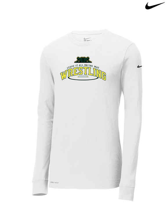 Crystal Lake South HS Wrestling Leave It - Mens Nike Longsleeve