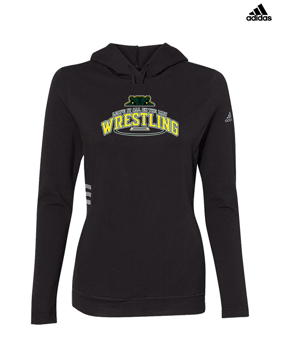 Crystal Lake South HS Wrestling Leave It - Womens Adidas Hoodie