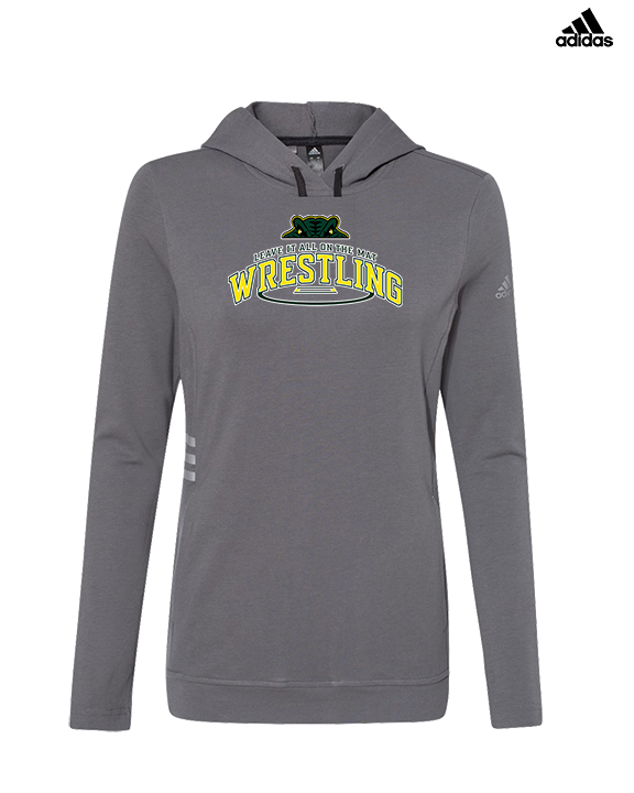 Crystal Lake South HS Wrestling Leave It - Womens Adidas Hoodie
