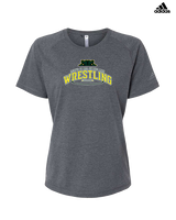 Crystal Lake South HS Wrestling Leave It - Womens Adidas Performance Shirt