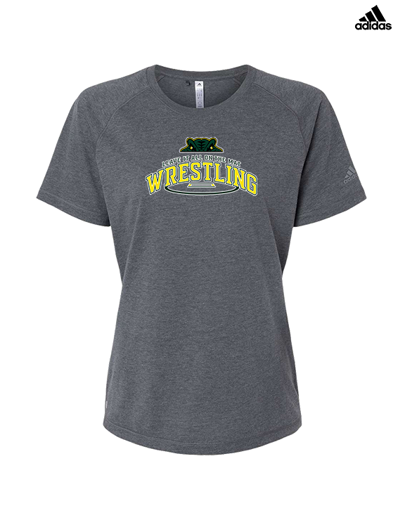 Crystal Lake South HS Wrestling Leave It - Womens Adidas Performance Shirt