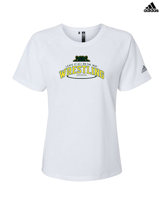 Crystal Lake South HS Wrestling Leave It - Womens Adidas Performance Shirt