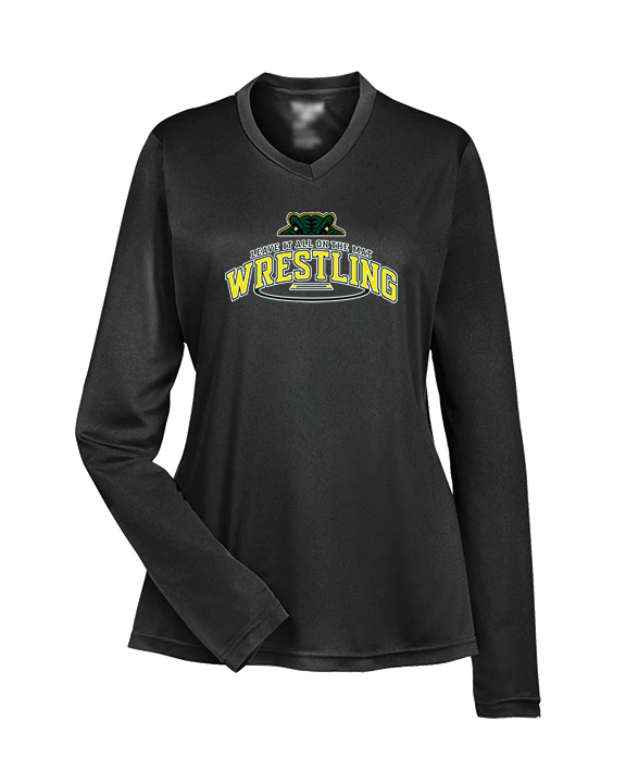 Crystal Lake South HS Wrestling Leave It - Womens Performance Longsleeve