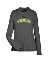 Crystal Lake South HS Wrestling Leave It - Womens Performance Longsleeve