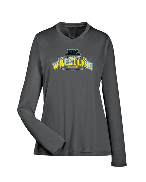 Crystal Lake South HS Wrestling Leave It - Womens Performance Longsleeve