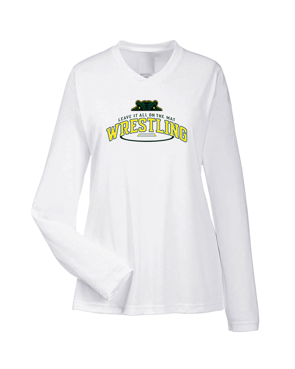 Crystal Lake South HS Wrestling Leave It - Womens Performance Longsleeve