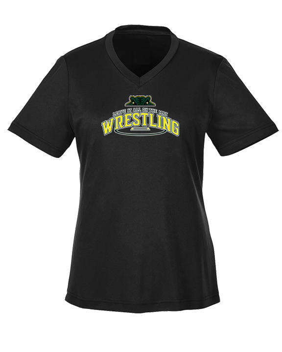Crystal Lake South HS Wrestling Leave It - Womens Performance Shirt