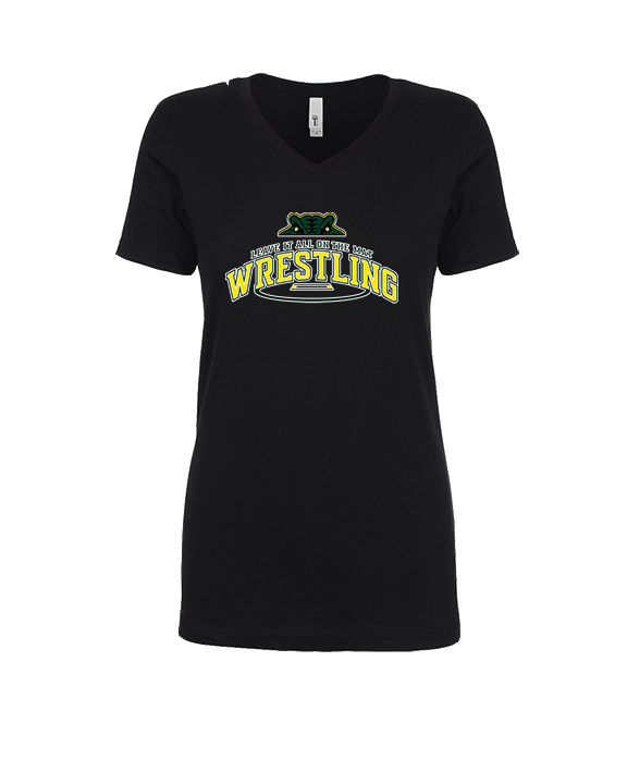 Crystal Lake South HS Wrestling Leave It - Womens Vneck