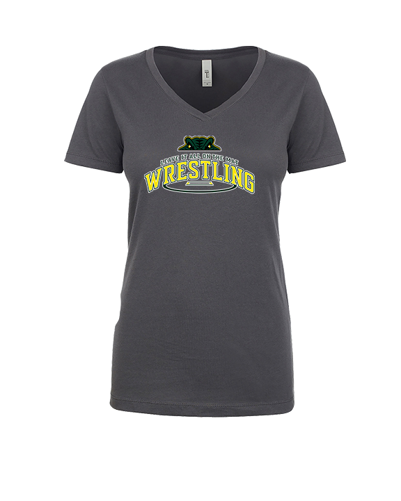 Crystal Lake South HS Wrestling Leave It - Womens Vneck