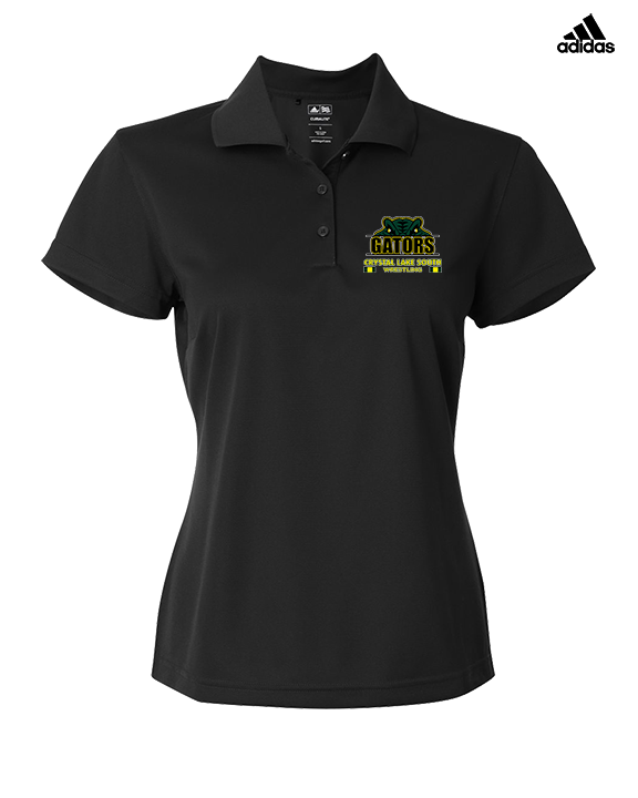 Crystal Lake South HS Wrestling Stacked - Adidas Womens Polo