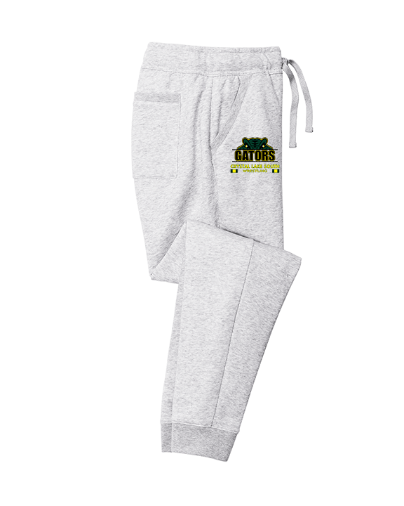 Crystal Lake South HS Wrestling Stacked - Cotton Joggers