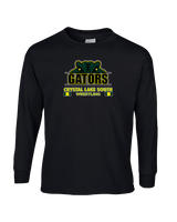 Crystal Lake South HS Wrestling Stacked - Cotton Longsleeve
