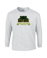 Crystal Lake South HS Wrestling Stacked - Cotton Longsleeve