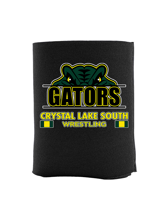 Crystal Lake South HS Wrestling Stacked - Koozie