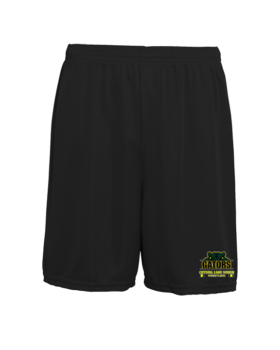 Crystal Lake South HS Wrestling Stacked - Mens 7inch Training Shorts