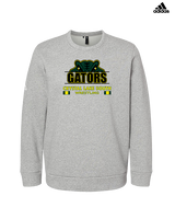 Crystal Lake South HS Wrestling Stacked - Mens Adidas Crewneck