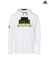 Crystal Lake South HS Wrestling Stacked - Mens Adidas Hoodie