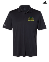 Crystal Lake South HS Wrestling Stacked - Mens Adidas Polo