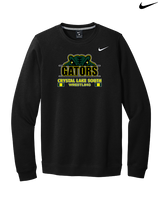 Crystal Lake South HS Wrestling Stacked - Mens Nike Crewneck