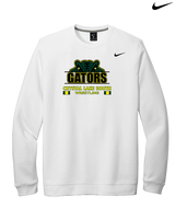 Crystal Lake South HS Wrestling Stacked - Mens Nike Crewneck