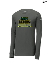 Crystal Lake South HS Wrestling Stacked - Mens Nike Longsleeve