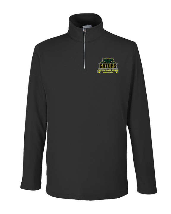 Crystal Lake South HS Wrestling Stacked - Mens Quarter Zip