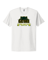 Crystal Lake South HS Wrestling Stacked - Mens Select Cotton T-Shirt