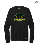 Crystal Lake South HS Wrestling Stacked - New Era Performance Long Sleeve