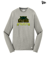 Crystal Lake South HS Wrestling Stacked - New Era Performance Long Sleeve