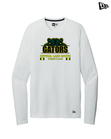Crystal Lake South HS Wrestling Stacked - New Era Performance Long Sleeve