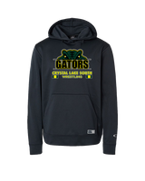 Crystal Lake South HS Wrestling Stacked - Oakley Performance Hoodie