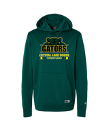 Crystal Lake South HS Wrestling Stacked - Oakley Performance Hoodie