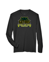 Crystal Lake South HS Wrestling Stacked - Performance Longsleeve