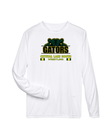 Crystal Lake South HS Wrestling Stacked - Performance Longsleeve