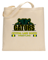 Crystal Lake South HS Wrestling Stacked - Tote