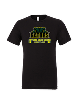 Crystal Lake South HS Wrestling Stacked - Tri-Blend Shirt