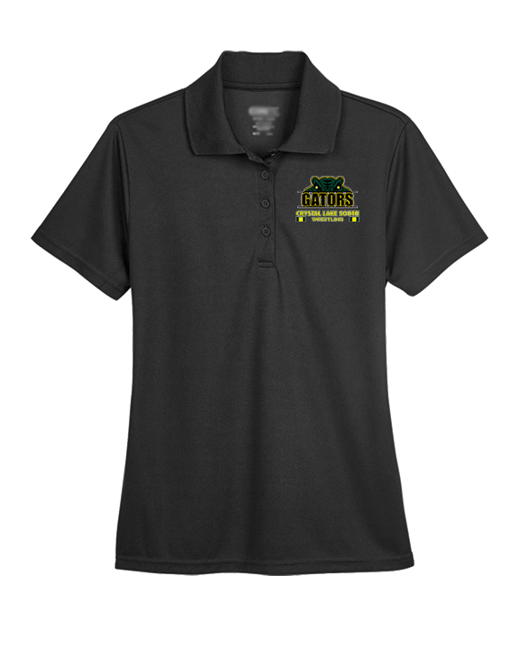 Crystal Lake South HS Wrestling Stacked - Womens Polo