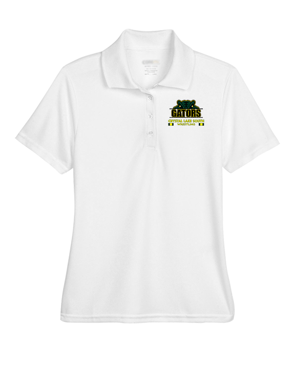 Crystal Lake South HS Wrestling Stacked - Womens Polo