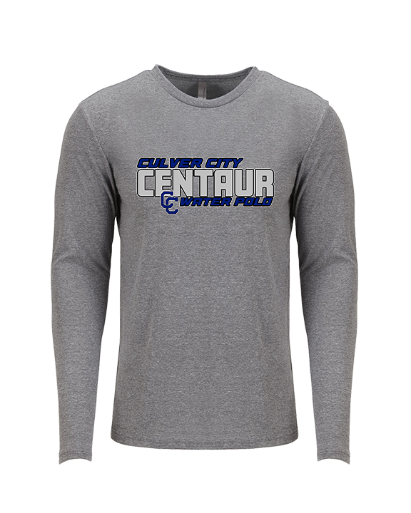 Culver City HS Water Polo Bold - Tri-Blend Long Sleeve