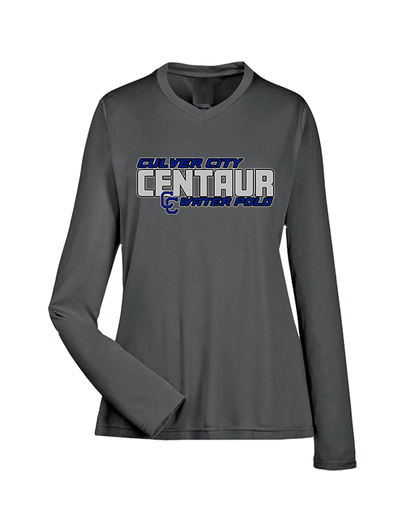 Culver City HS Water Polo Bold - Womens Performance Longsleeve