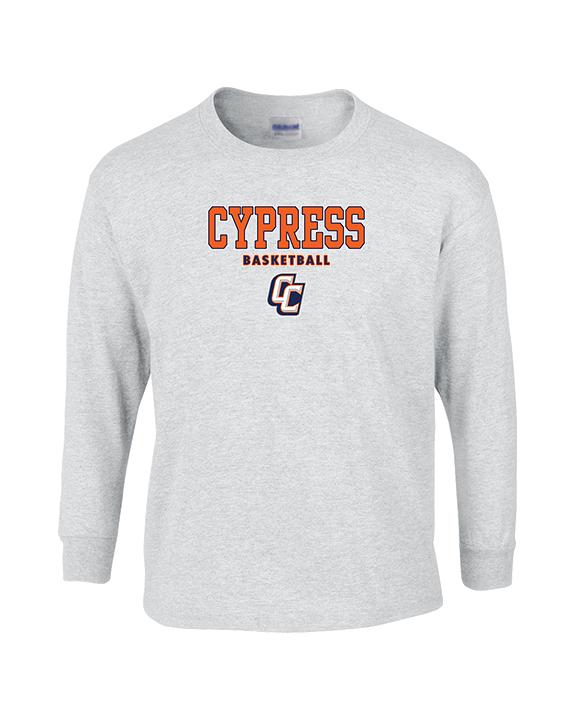 Cypress HS Boys Basketball Block - Cotton Longsleeve