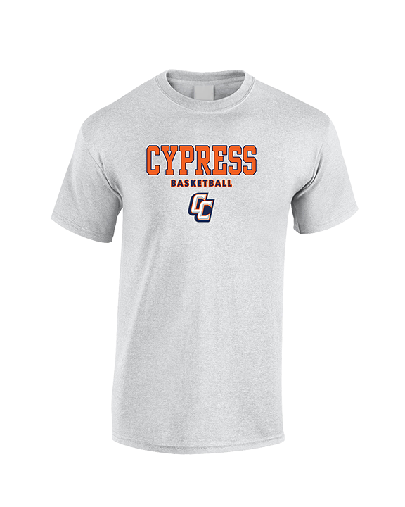 Cypress HS Boys Basketball Block - Cotton T-Shirt