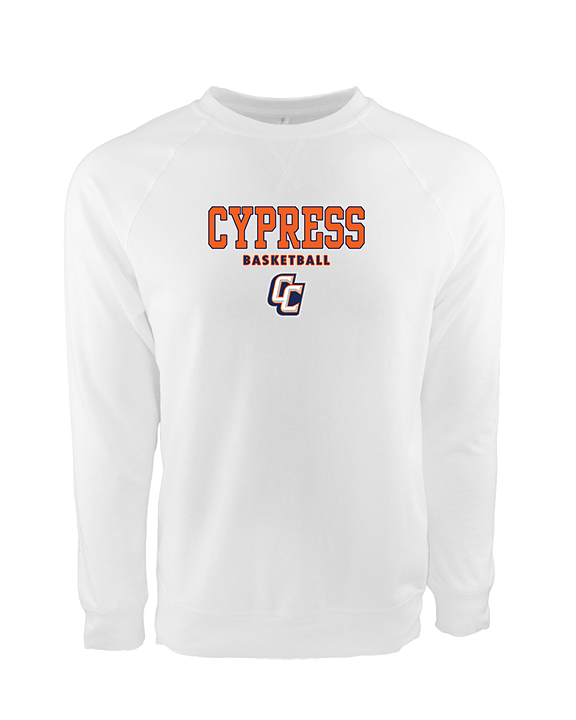 Cypress HS Boys Basketball Block - Crewneck Sweatshirt