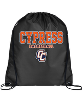 Cypress HS Boys Basketball Block - Drawstring Bag