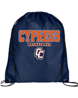 Cypress HS Boys Basketball Block - Drawstring Bag